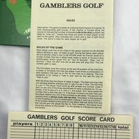 Gamblers Golf Game - 1975 - Gammon - Great Condition