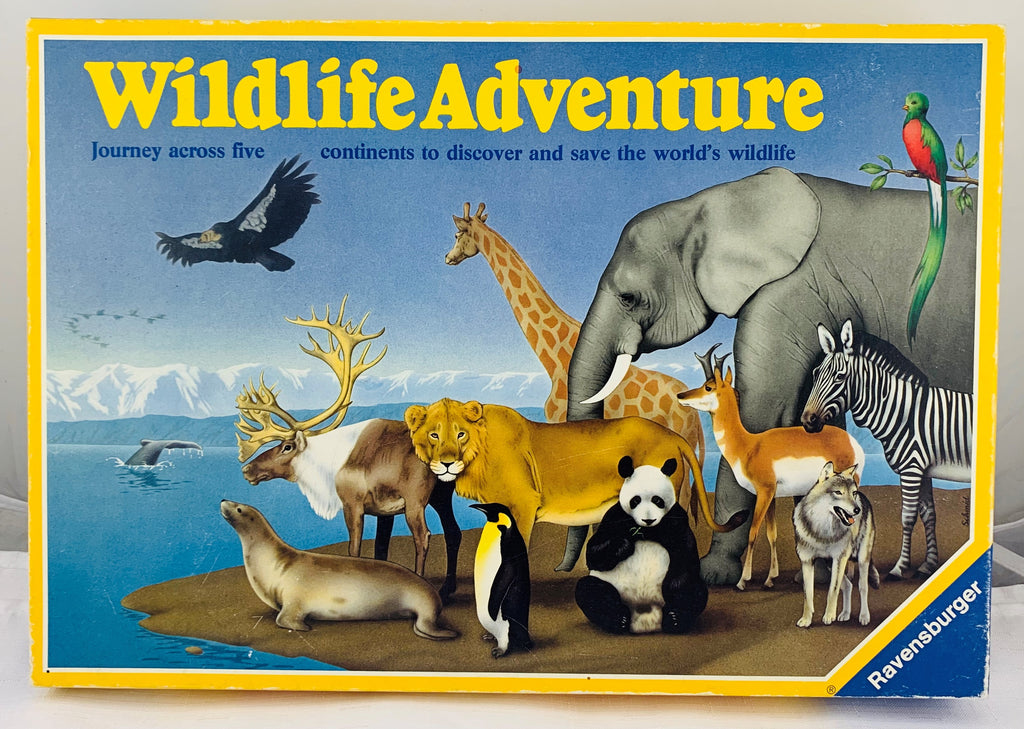 Wildlife Adventure Game - 1985 - Ravensbuger - Great Condition