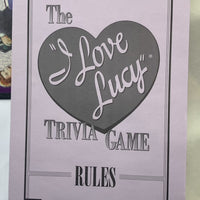 I Love Lucy Trivia Game - 1998 - Talicor - Good Condition