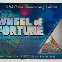 Wheel of Fortune Deluxe Game 25th Anniversary Silver Edition - 2007 - Pressman - New