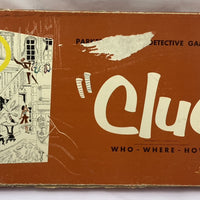Clue Game - 1956 - Parker Brothers - Very Good Condition
