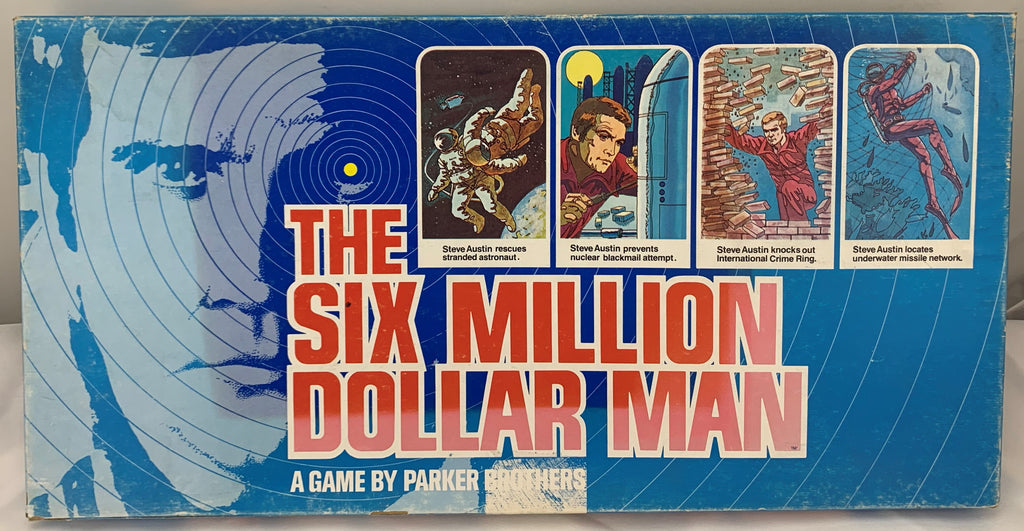 The Six Million Dollar Man Game - 1975 - Parker Brothers - Great Condition