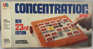 Concentration Game 23rd Edition - 1983 - Milton Bradley - Great Condition