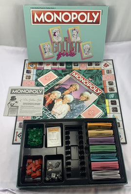 Golden Girls Monopoly Game - Hasbro - Great Condition