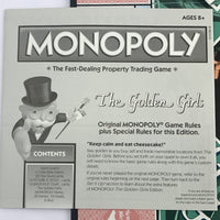 Golden Girls Monopoly Game - Hasbro - Great Condition