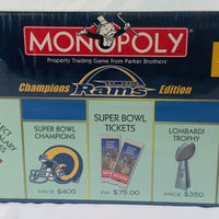 St. Louis Rams Collectors Monopoly - 2000 - USAopoly - New/Sealed