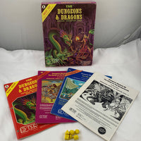 Dungeons and Dragons Basic Set with Isle of Dread X1 Module - 1980 - TSR - Great Condition