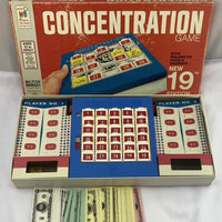 Concentration Game 19th Edition - 1976 - Milton Bradley - Great Condition