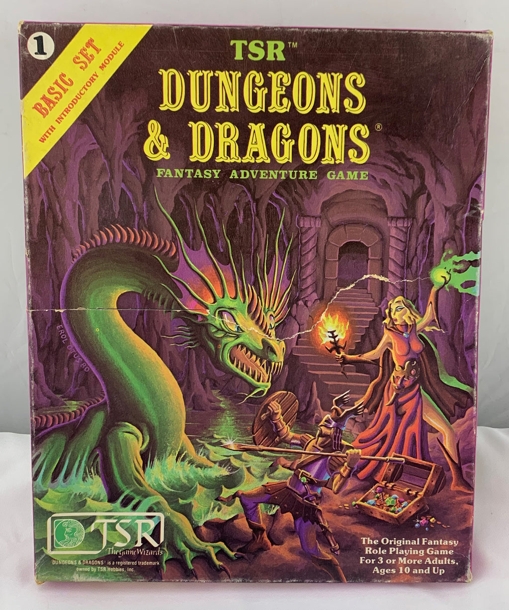 Dungeons and Dragons Basic Set with Isle of Dread X1 Module - 1980 - TSR - Great Condition