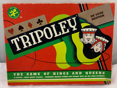 Tripoley Deluxe Game - 1957 - Cadaco - Great Condition