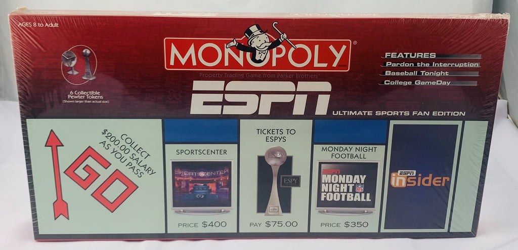 ESPN Ultimate Fan Edition Collectors Monopoly - 2006 - USAopoly - New/Sealed