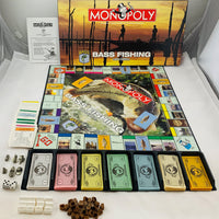 Bass Fishing Monopoly Game - 2005 - USAopoly - Great Condition