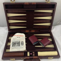 Backgammon Game 18.5" x 11.5" - Complete - Great Condition