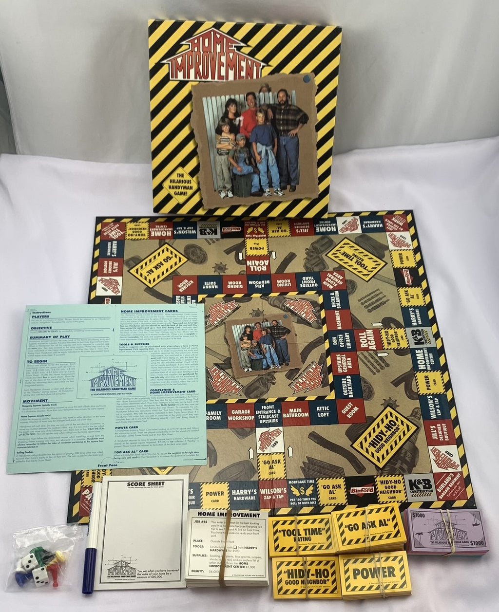 Vintage 1993 Handyman The Hilarious Home Improvement Board Game