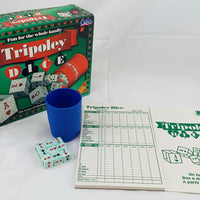 Tripoley Dice Game - 1997 - Cadaco - Great Condition