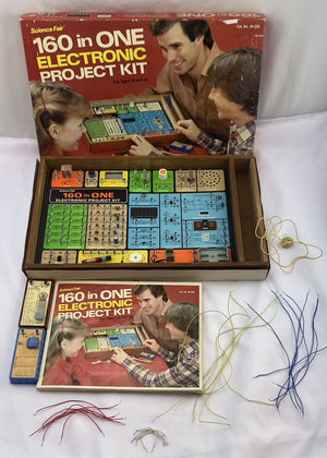 160 in One Electronic Project Kit - 1982 - Science Fair - Great Condition