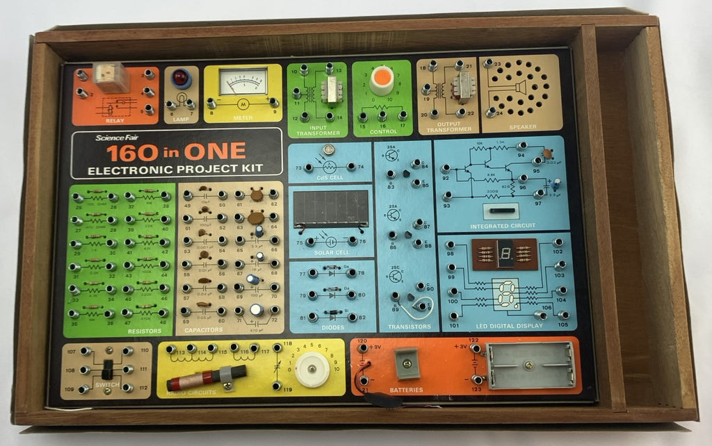 160 in One Electronic Project Kit - 1982 - Science Fair - Great Condit ...