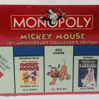 Mickey Mouse 75th Anniversary Monopoly - 2004 - USAopoly - New/Sealed