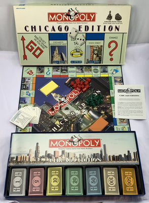 Chicago Edition Monopoly Game - 2000 - USAopoly - Great Condition