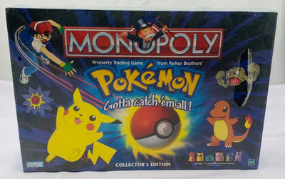Pokemon Collectors Monopoly - 1998 - Hasbro - New/Sealed