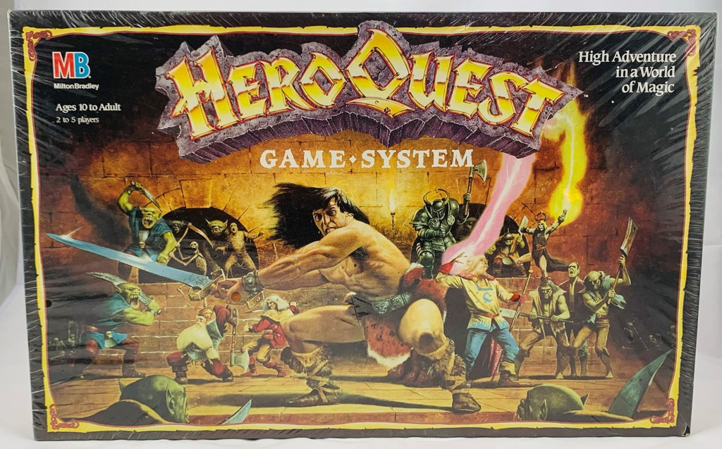 HeroQuest Game - 1989 - Milton Bradley - New Sealed