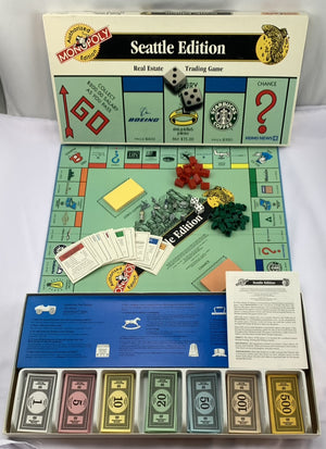 Seattle Edition Monopoly Game - 1996 - USAopoly - Great Condition