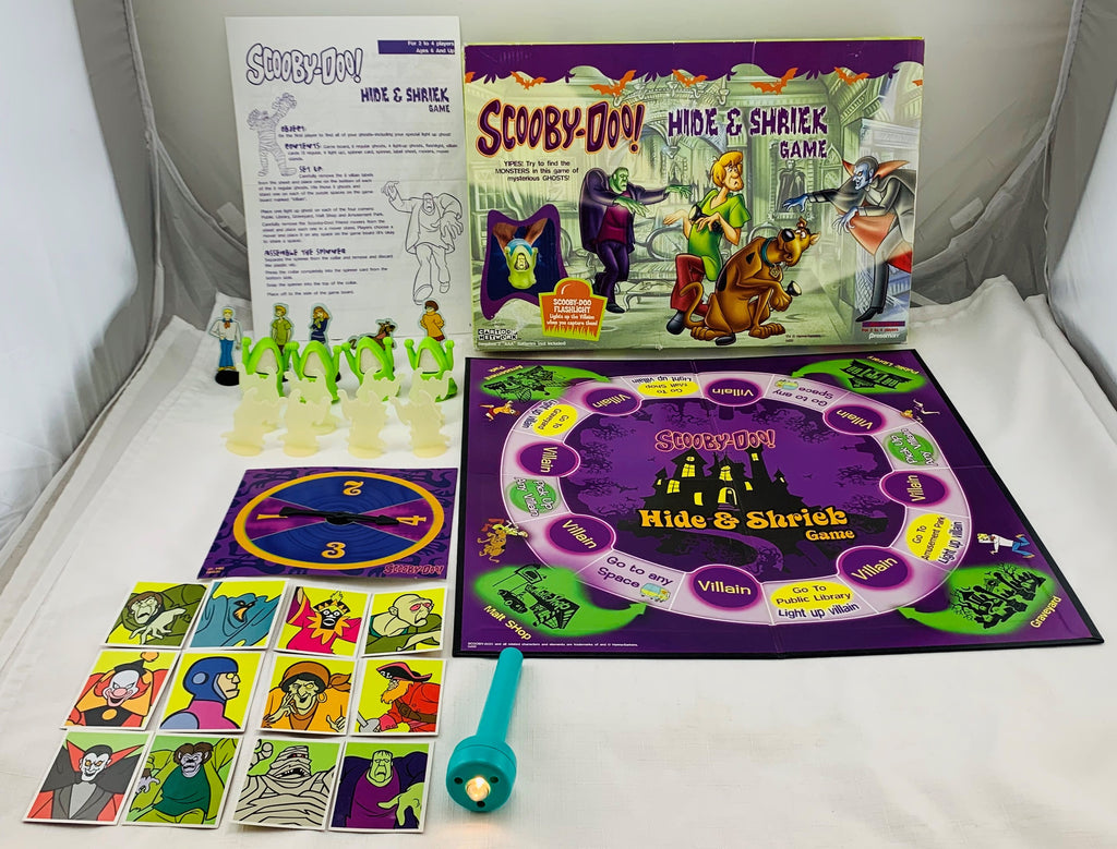 Scooby-doo! Hide and Shriek Game - 2003 - Pressman - Great Condition