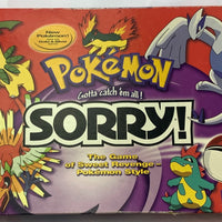 Sorry! The Pokemon Edition Game - 2001- Parker Brothers - Great Condition