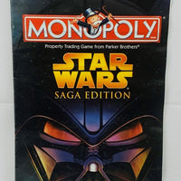 Star Wars Monopoly Saga Edition - 2005 - Hasbro - Great Condition