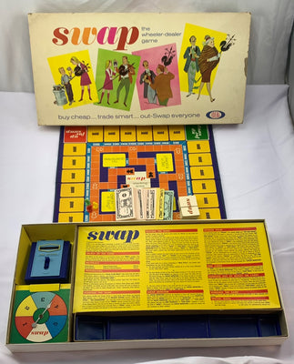 Swap Wheeler Dealer Game - 1965 - Ideal - Good Condition