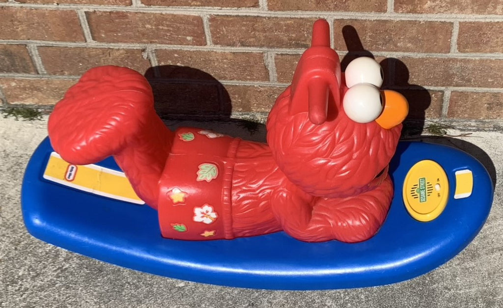 Sesame Street Elmo Surfing Riding Toy - Little Tikes - Great Condition