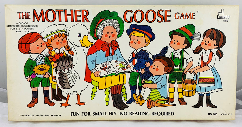 Mother Goose Game - 1971 - Cadaco - Great Condition
