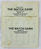 Match Game - 1974 - Milton Bradley - Great Condition