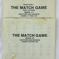Match Game - 1974 - Milton Bradley - Great Condition