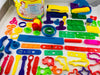 Play Doh 50th Birthday Collectors Can over 50+ Pieces - Hasbro - Great Condition