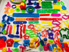 Play Doh 50th Birthday Collectors Can over 50+ Pieces - Hasbro - Great Condition