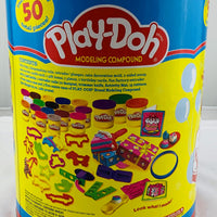Play Doh 50th Birthday Collectors Can over 50+ Pieces - Hasbro - Great Condition