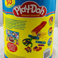 Play Doh 50th Birthday Collectors Can over 50+ Pieces - Hasbro - Great Condition