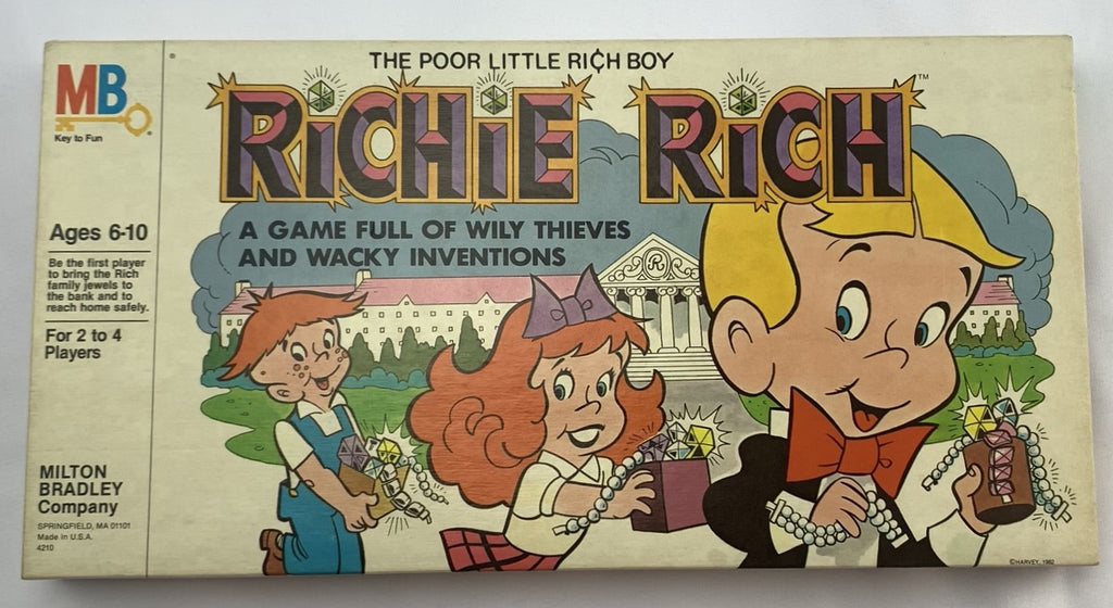 Richie Rich Board Game - 1982 - Milton Bradley - New | Mandi's Attic Toys