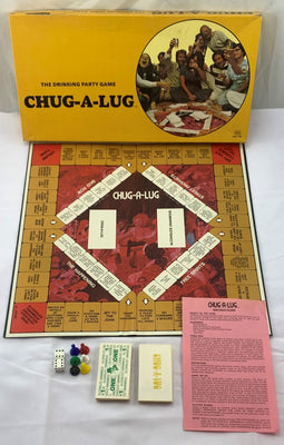 Chug A Lug Adult Drinking Game - 1974 - Reiss - Good Condition