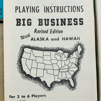 Big Business Game - 1962 - Transogram - Great Condition