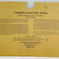 Farmer Electric Maps Game - 1941 - Great Condition