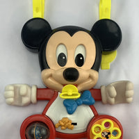 Mickey Mouse Crib Busy Box Activity Center with Straps - 1984 - Fisher Price - Great Condition