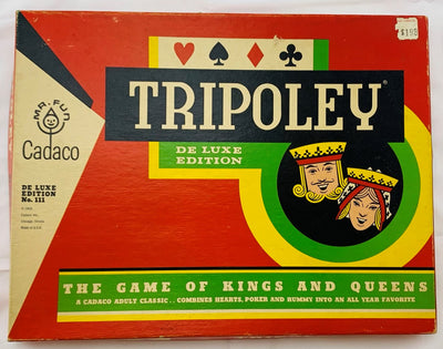 Tripoley Deluxe Game - 1962 - Cadaco - Great Condition