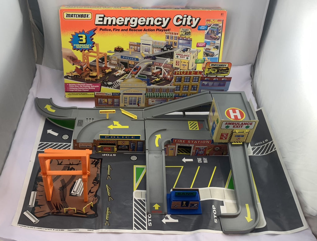 Matchbox Emergency City Set in Box - 1994 - Matchbox - Great Condition