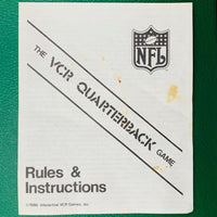 VCR Quarterback Game - 1986 - Interactive Games - Great Condition