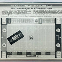 VCR Quarterback Game - 1986 - Interactive Games - Great Condition