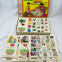 Sesame Street Light & Learn - 1977 - Milton Bradley - Great Condition