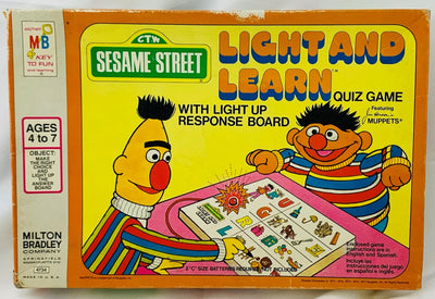 Sesame Street Light & Learn - 1977 - Milton Bradley - Great Condition