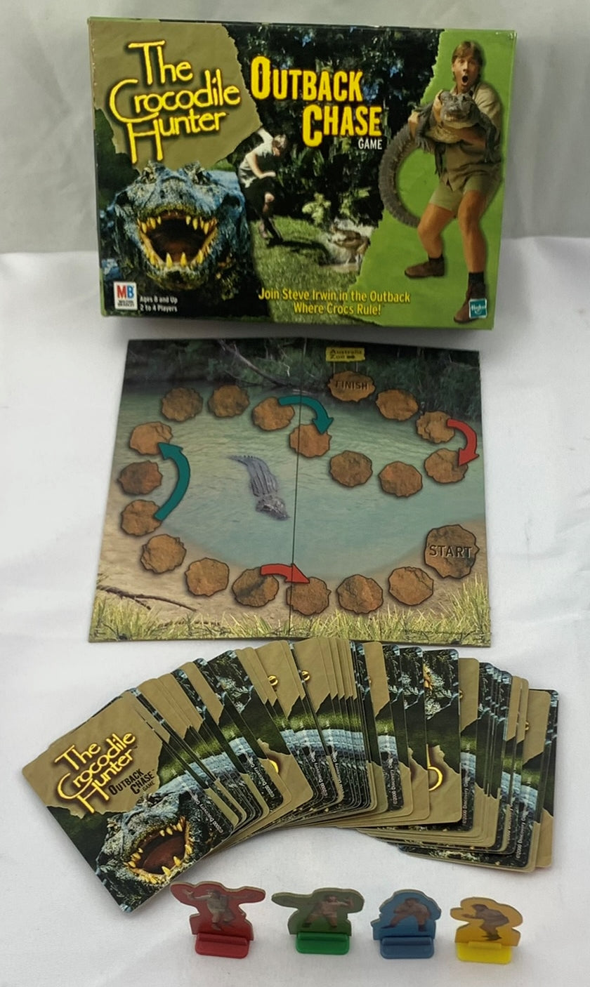 The Crocodile Hunter Outback Chase Game - 2000 - Milton Bradley - Great Condition
